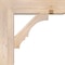 Ekena Millwork Balboa Block Smooth Bracket w/ Offset Brace, Douglas Fir, 7 1/2"W x 26"D x 26"H BKT0806X26X26BOA05SDF - alternate 2